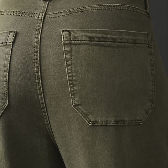 Host Pick! Paige Jolie Mid-Rise Utility Jeans - Size 30 - Picture 2 of 6